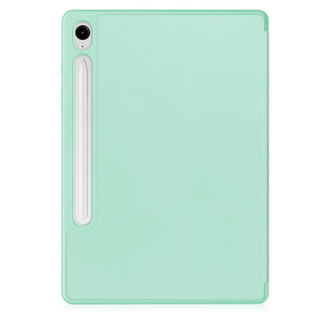 Etui Bizon Case Tab Lizard do Samsung Galaxy Tab S9 / S9 FE, miętowe
