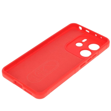 Pancerne etui Bizon Case Tur do Xiaomi Redmi Note 14 4G, czerwone