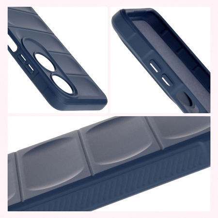 Pancerne etui Bizon Case Tur do Oppo A60 4G, granatowe