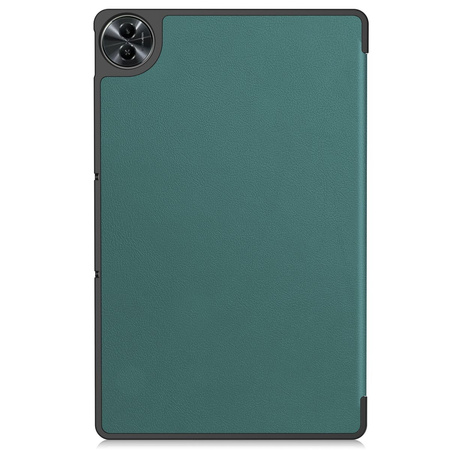 Etui z klapką Bizon Case Tab Croc do Realme Pad 2 11.5, ciemnozielone