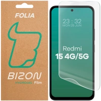 Folia hydrożelowa na ekran Bizon Glass Hydrogel Front do Xiaomi Redmi 15 4G / 5G, 1 sztuka