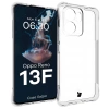 Elastyczne etui Bizon Case Salpa do Oppo Reno13 F, przezroczyste