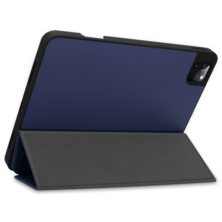 Etui Bizon Case Tab Lizard do Apple iPad Pro 11 2022/2021/2020/2018, granatowe