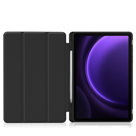 Etui Bizon Case Tab Lizard do Galaxy Tab S10 Lite / S10 FE / S9 / S9 FE, czarne
