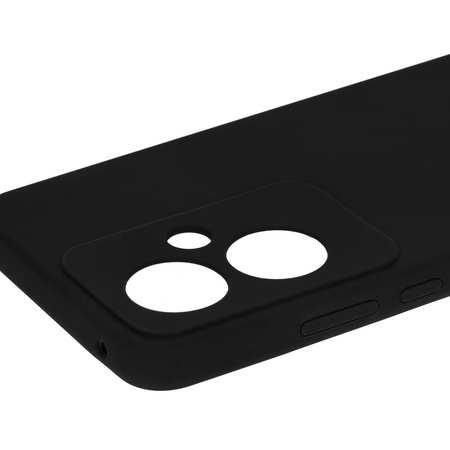 Silikonowe etui Bizon Soft Case do Oppo Reno11 F 5G, czarne