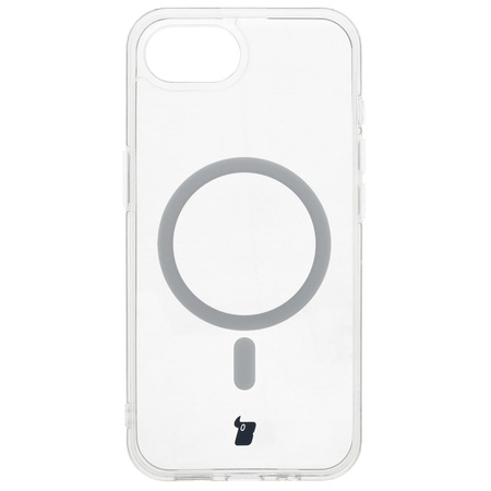 Etui z pierścieniem magnetycznym Bizon Case CrystalO do iPhone 16e, przezroczyste