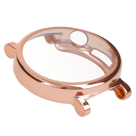 Etui Bizon Case Watch Felipe do Huawei Watch GT 4 41 mm, różowozłote