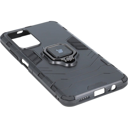 Etui Bizon Case Armor Ring do Poco M4 Pro 5G / Redmi Note 11S 5G, czarne