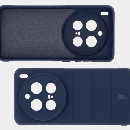 Pancerne etui Bizon Case Tur do Vivo X200 Pro, granatowe