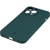 Etui Bizon Case Silicone do iPhone 13 Pro, ciemnozielone
