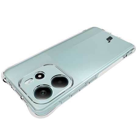 Elastyczne etui Bizon Case Salpa do Xiaomi Redmi Note 14 4G, przezroczyste