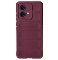 Pancerne etui Bizon Case Tur do Motorola Edge 40 Neo, burgundowe