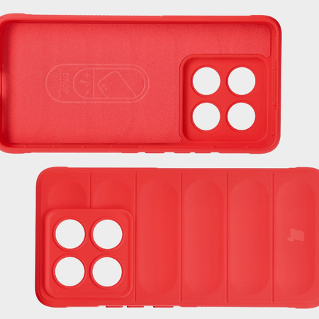 Pancerne etui Bizon Case Tur do Xiaomi 14T Pro, czerwone