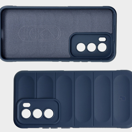 Pancerne etui Bizon Case Tur do Oppo Reno 12, granatowe