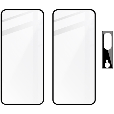 2x Szkło + szybka na aparat BIZON Edge 2 Pack do Pixel 8