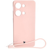 Etui Bizon Case Silicone Sq do OnePlus Nord 3, jasnoróżowe