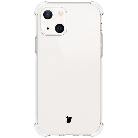 Etui + 2x szkło + obiektyw Bizon Case Clear Pack do iPhone 13, przezroczyste