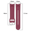 Pasek Bizon Strap Watch Silicone Pro do Xiaomi Watch S1 Pro, ciemnofioletowy