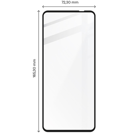 Szkło hartowane Bizon Glass Edge - 2 sztuki + ochrona na obiektyw, Moto G51 5G