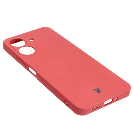 Etui Bizon Case Silicone do Redmi 13C / Poco C65, brudny róż
