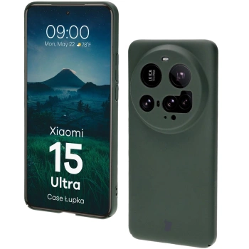 Etui Bizon Case Łupka do Xiaomi 15 Ultra, zielone