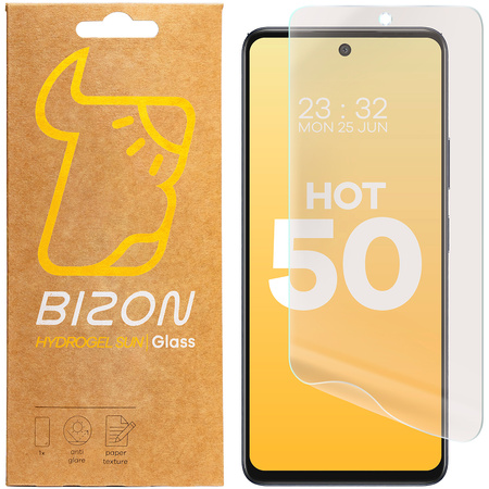 Folia matowa Bizon Glass Hydrogel Sun do Infinix Hot 50 5G, 2 sztuki