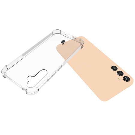 Etui + 2x szkło Bizon Case Clear Pack do Samsung Galaxy A34 5G, przezroczyste