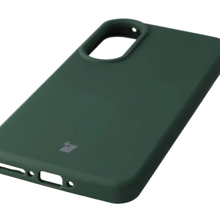 Silikonowe etui Bizon Soft Case do OnePlus Nord 5, ciemnozielone