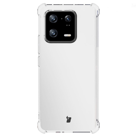 Etui + 2x folia + obiektyw Bizon Case Clear Pack do Xiaomi 13 Pro, przezroczyste