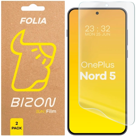 Folia matowa Bizon Glass Film Sun Duo do OnePlus Nord 5, 2 sztuki
