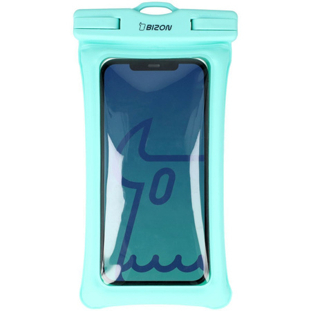 Etui wodoszczelne Bizon Case Hydrofloat, miętowe
