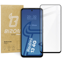 Szkło hartowane Bizon Glass Edge 2 do Xiaomi Redmi 13 4G, czarne