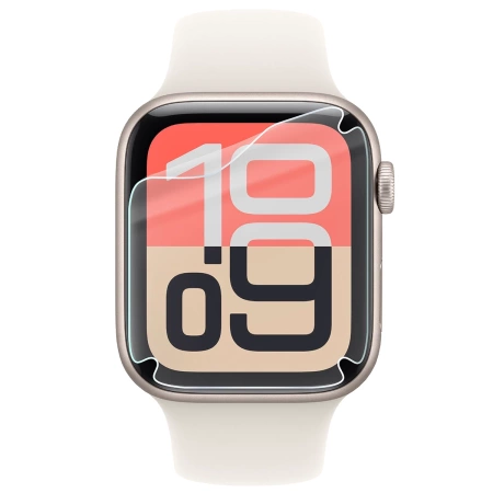 Folia hydrożelowa na ekran Bizon Glass Watch Hydrogel do Apple Watch SE 3 / SE 2 / SE / 6 / 5 / 4 (44 mm), 1 sztuka