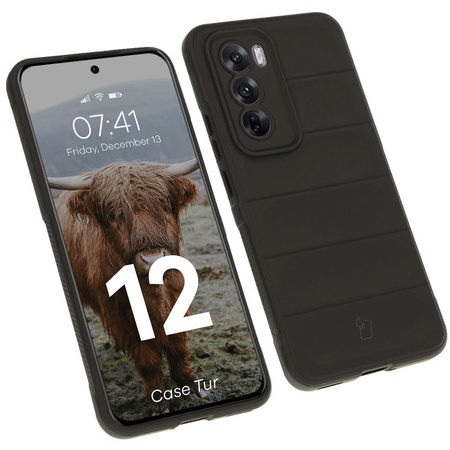 Pancerne etui Bizon Case Tur do Oppo Reno 12, czarne