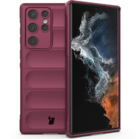 Pancerne etui Bizon Case Tur do Galaxy S22 Ultra, ciemnofioletowe