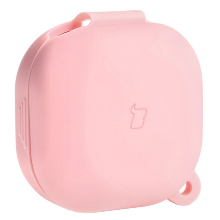 Etui Bizon Case Headphone Silicone do Galaxy Buds Live / Pro / Buds2 / Buds2 Pro / Buds FE, różowe