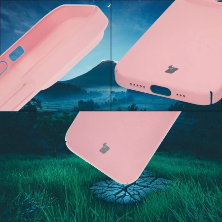 Etui Bizon Case Łupka do iPhone 14 Pro, różowe