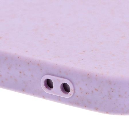 Ekologiczne etui Bizon Bio-Case do iPhone 12, fioletowe