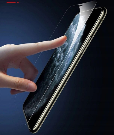 Szkło hartowane Bizon Glass Anti-Bacterial - 2 szt. + obiektyw, iPhone Xs