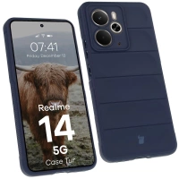 Pancerne etui Bizon Case Tur do Realme 14 5G, granatowe
