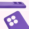 Silikonowe etui Bizon Soft Case do Xiaomi 14T Pro, fioletowe