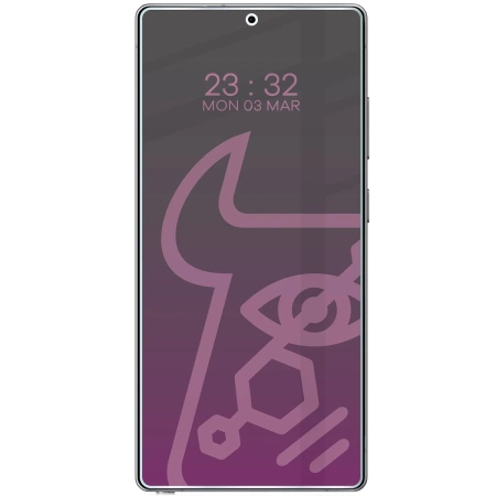 Prywatyzujące szkło hybrydowe Bizon Glass Mule Shadow do Galaxy S25 Ultra, matowe