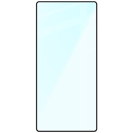 Szkło hartowane Bizon Glass Edge 2 do Galaxy S25 Ultra, czarna ramka