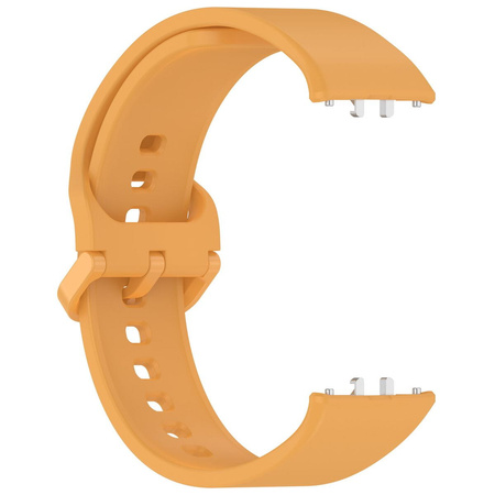Pasek Bizon Strap Watch Silicone do Galaxy Fit 3, żółty
