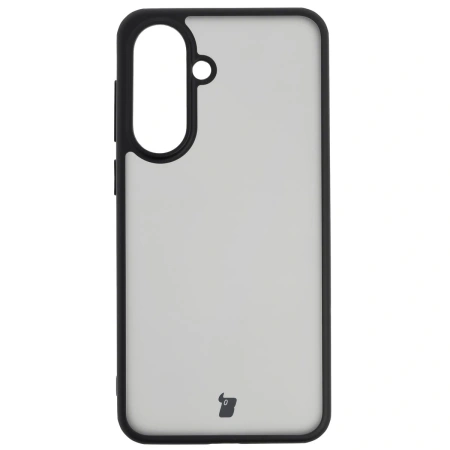 Etui Bizon Case Angelo do Galaxy A37 5G / A36 5G, przydymione z czarną ramką