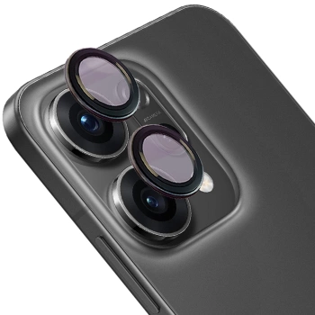 Szkło na aparat Bizon Glass Snap Lens do Oppo Reno 14, 1 zestaw, czarna ramka