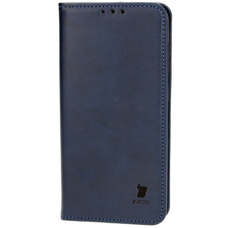 Etui z klapką Bizon Case Pocket Pro do Galaxy S24 Plus, granatowe