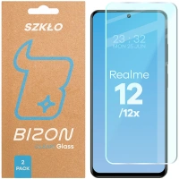 Szkło hartowane Bizon Glass Clear Duo do Realme 12 / 12x, 2 sztuki