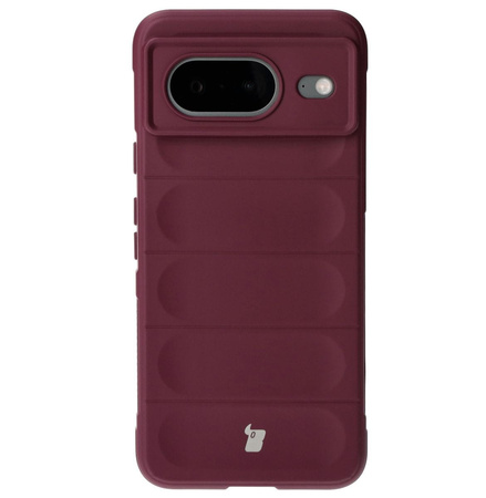 Pancerne etui Bizon Case Tur do Google Pixel 8, burgundowe