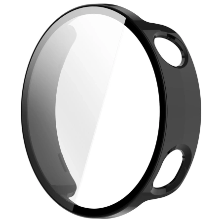 Etui ze szkłem do zegarka Bizon Case Watch Adamo do Xiaomi Watch S4 41 mm, czarne